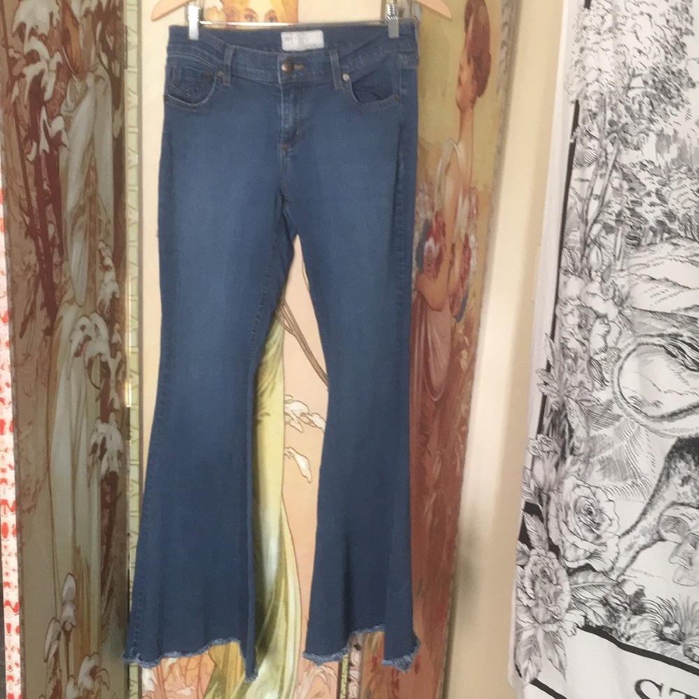 Free People Light Jean Bellbottoms